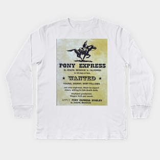 Pony Express Kids Long Sleeve T-Shirt